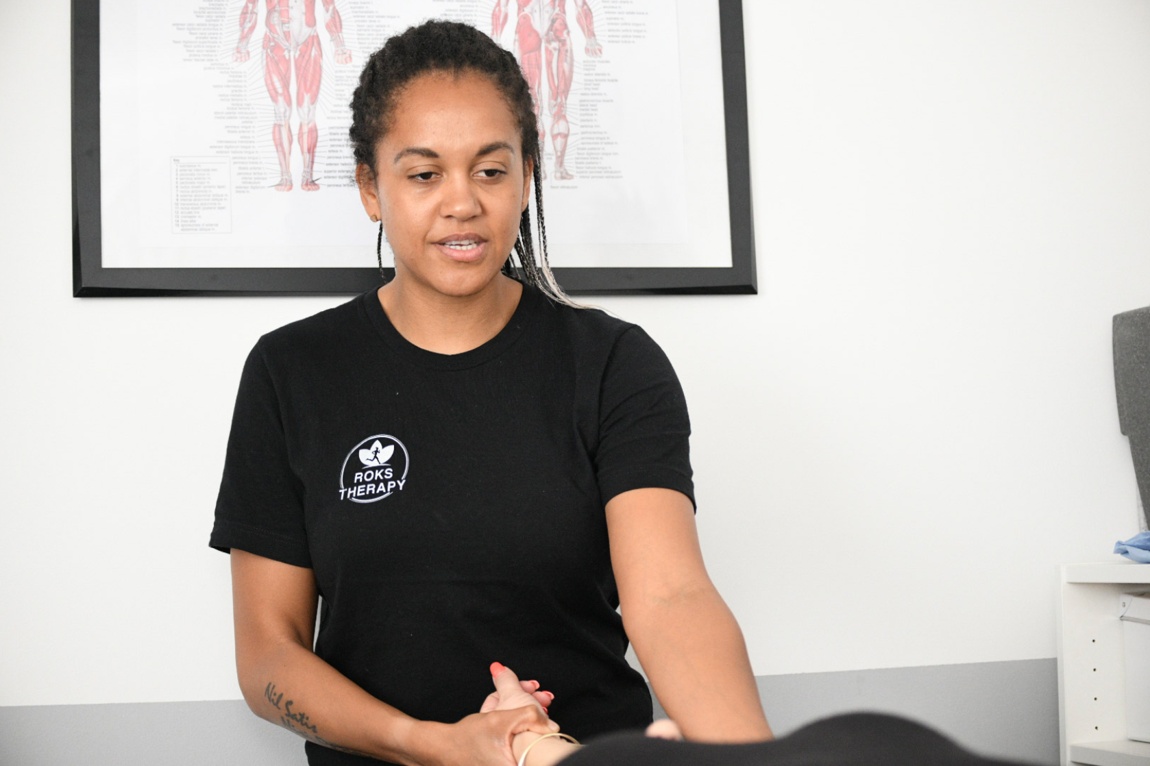 Tasha at Roks Therapy clinic